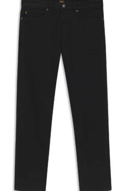 Maine Regular-fit jeans in stay-black comfort-stretch denim