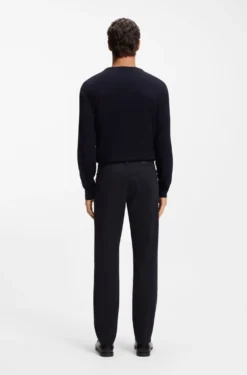 Maine regular-fit trousers in stretch-cotton twill