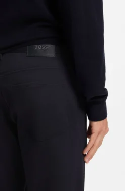 Maine regular-fit trousers in stretch-cotton twill
