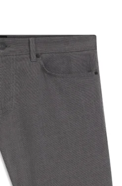 Maine regular-fit trousers in stretch-cotton dobby fabric