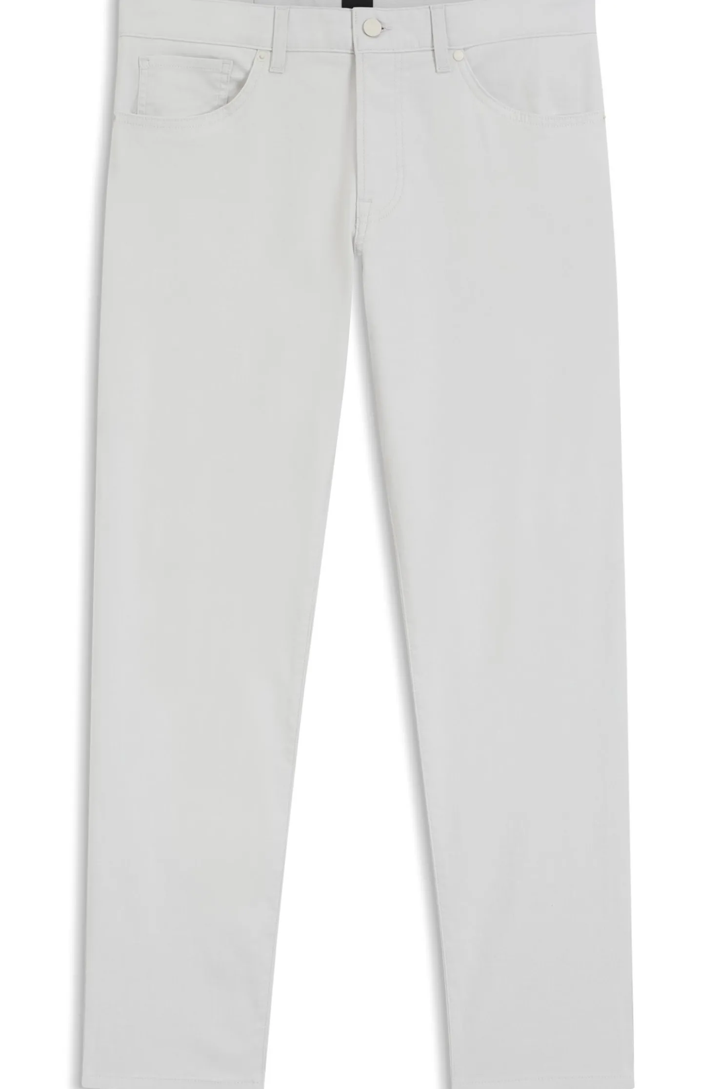 Maine regular-fit trousers in stretch-cotton dobby fabric
