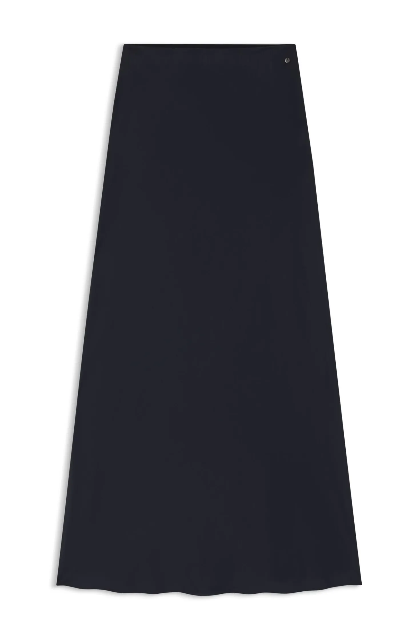Maxi skirt in crinkle satin