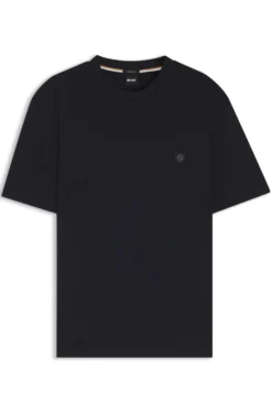 Mercerised-cotton T-shirt with Double B monogram