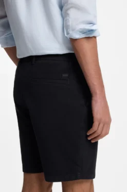 Modern-fit shorts in stretch cotton