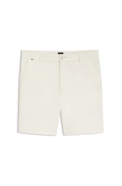Modern-fit shorts in stretch cotton