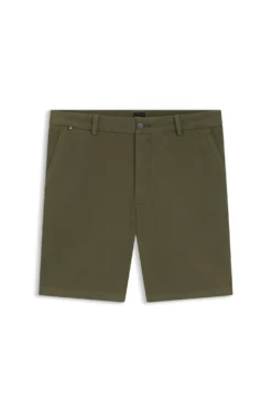 Modern-fit shorts in stretch cotton