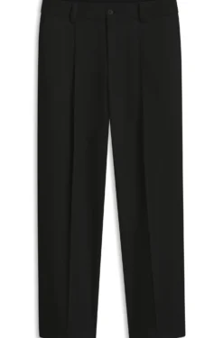 Modern-fit stretch-twill formal trousers