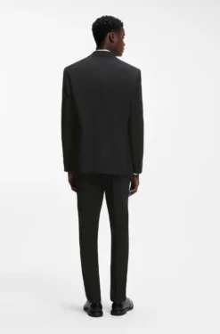Modern-fit suit jacket in a stretch-wool blend