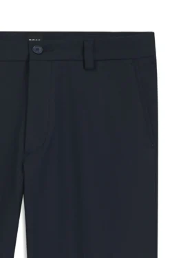 Modern-fit trousers in easy-iron cotton-blend twill