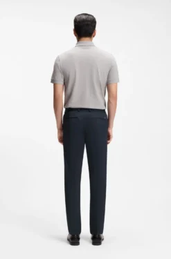 Modern-fit trousers in stretch twill
