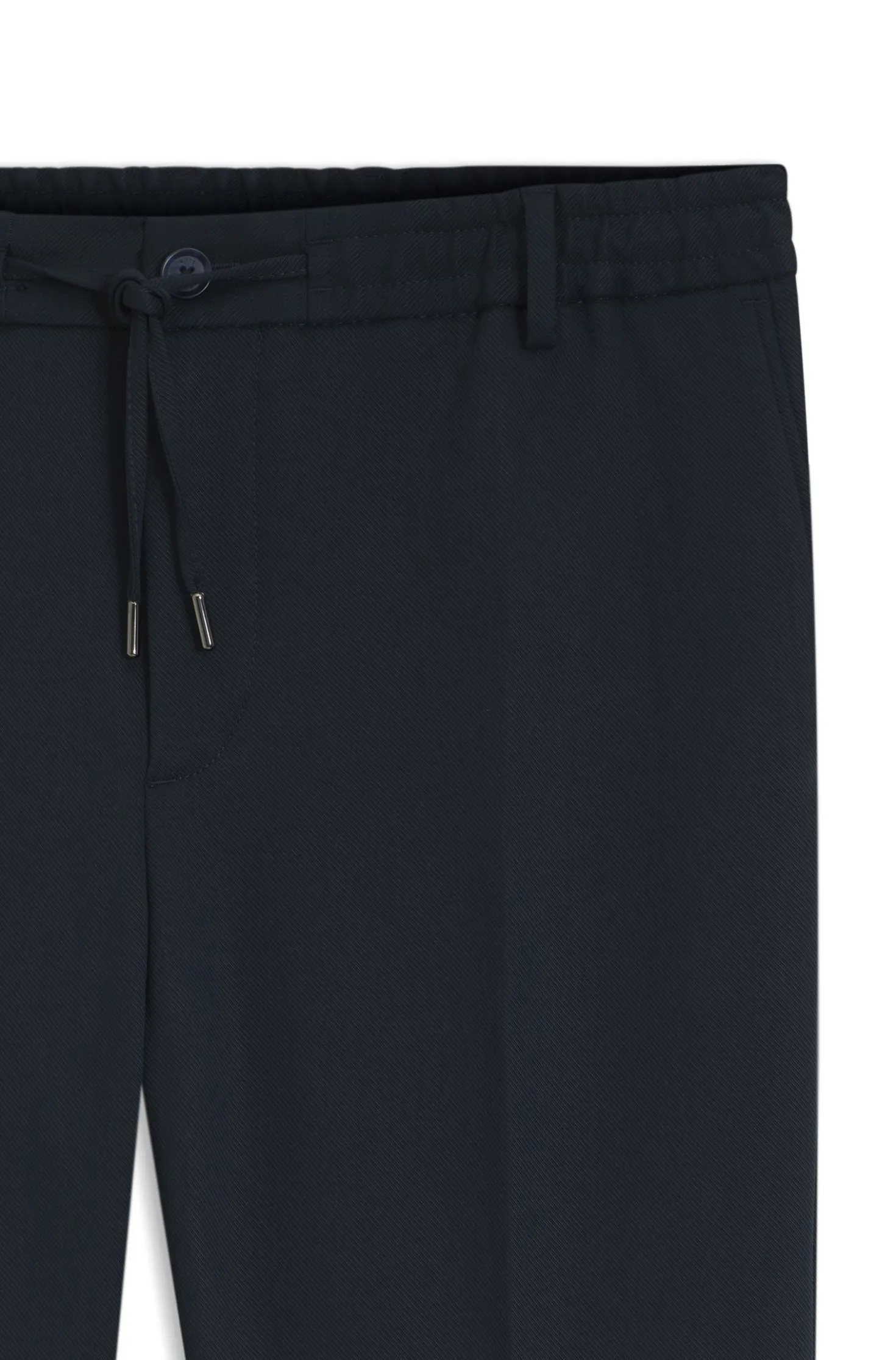 Modern-fit trousers in stretch twill