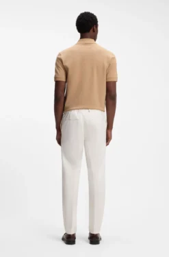 Modern-fit trousers in stretch twill