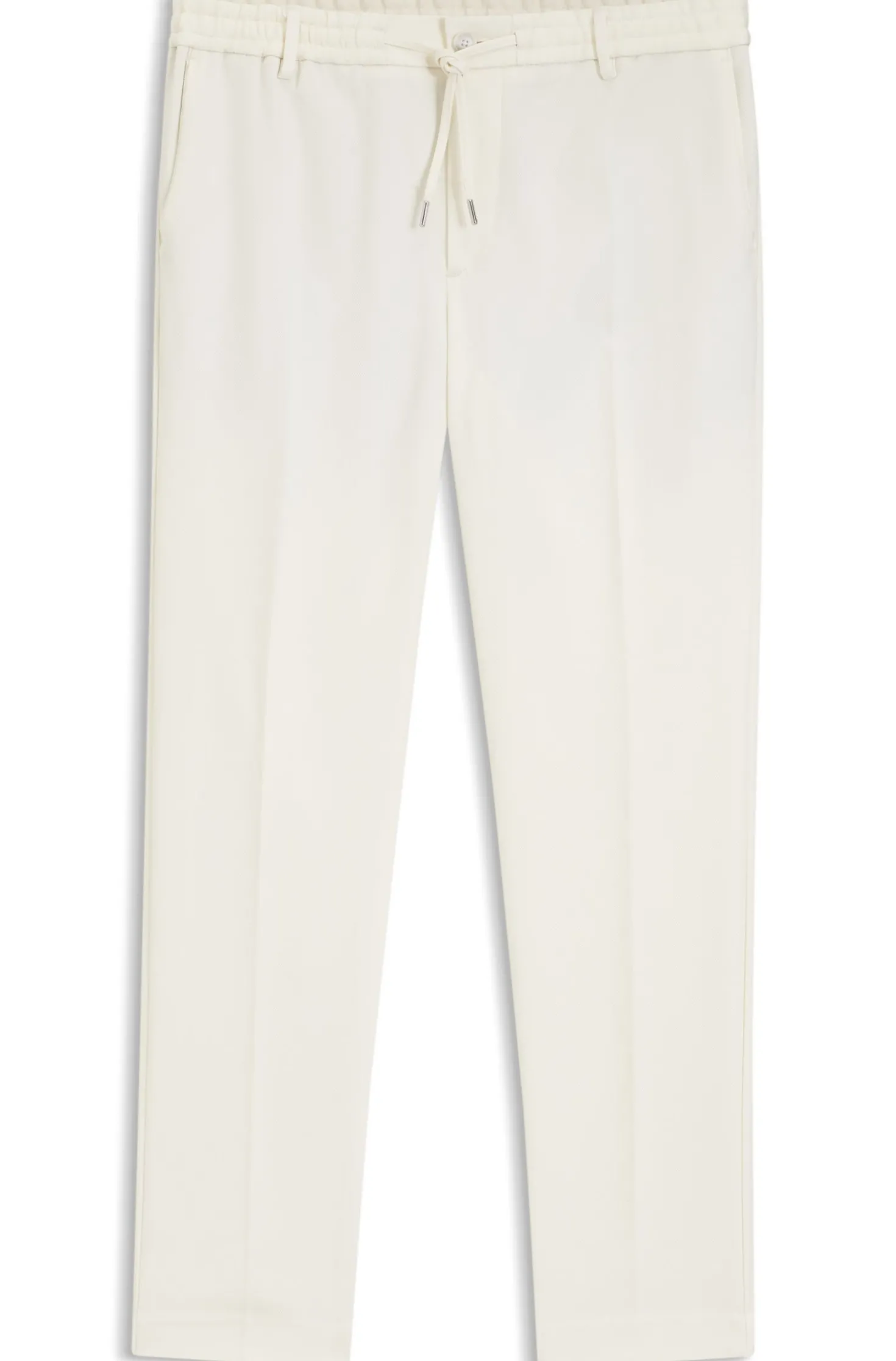 Modern-fit trousers in stretch twill