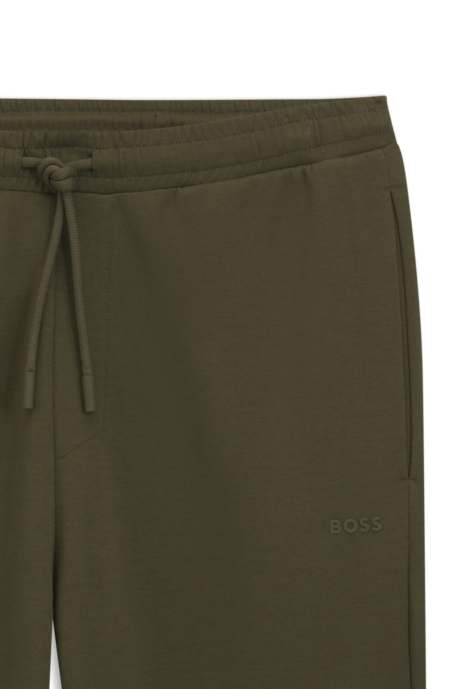 Modern regular-fit trousers in stretch cotton