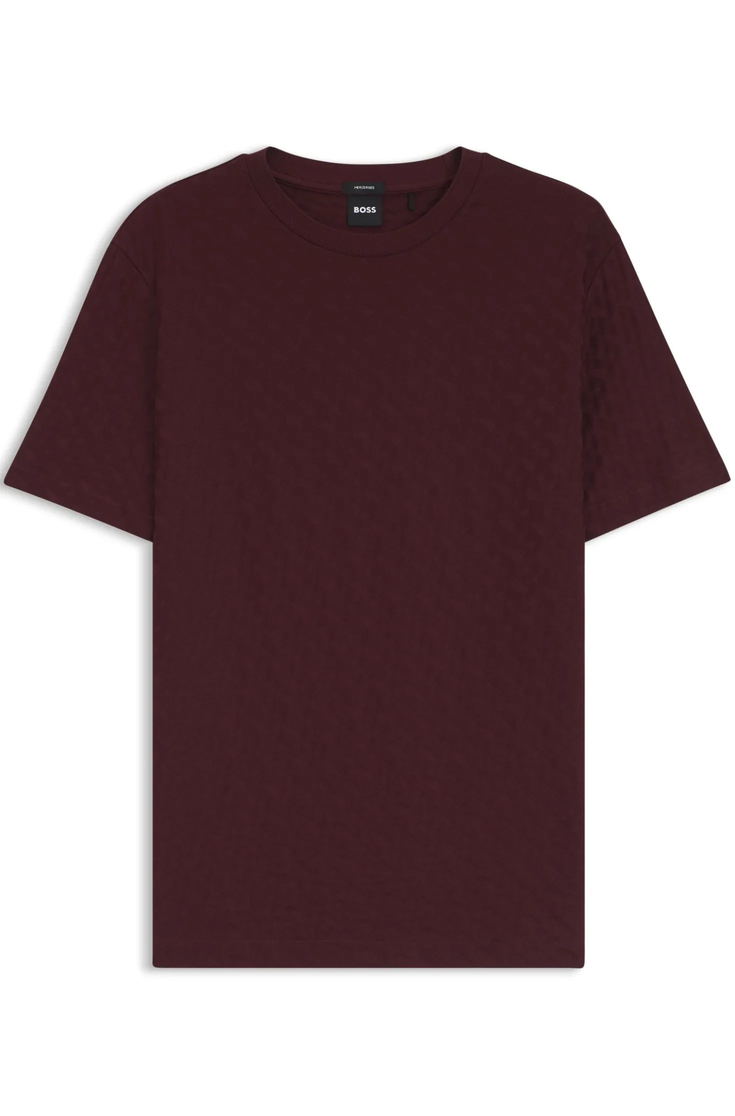 Monogram-jacquard T-shirt in mercerised cotton