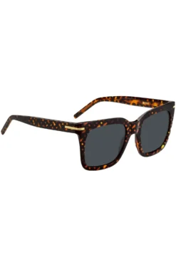 Monogram-patterned sunglasses with gold-tone hardware