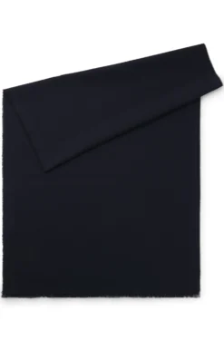 Monogram scarf in cotton and wool