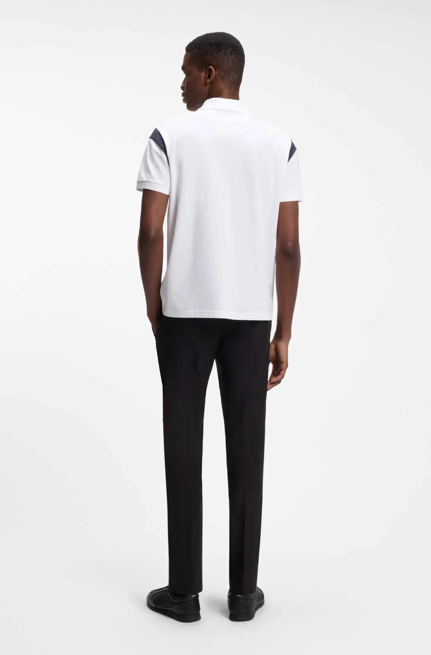Paddy polo shirt in stretch cotton