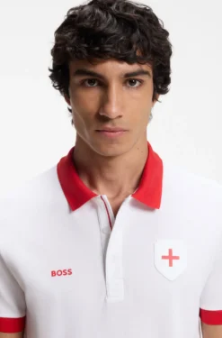 Paddy polo shirt with country flag