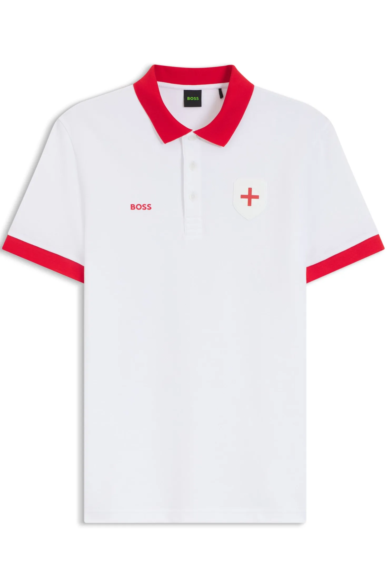 Paddy polo shirt with country flag