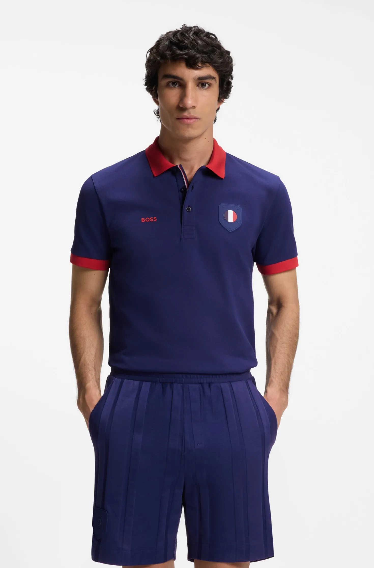 Paddy polo shirt with country flag