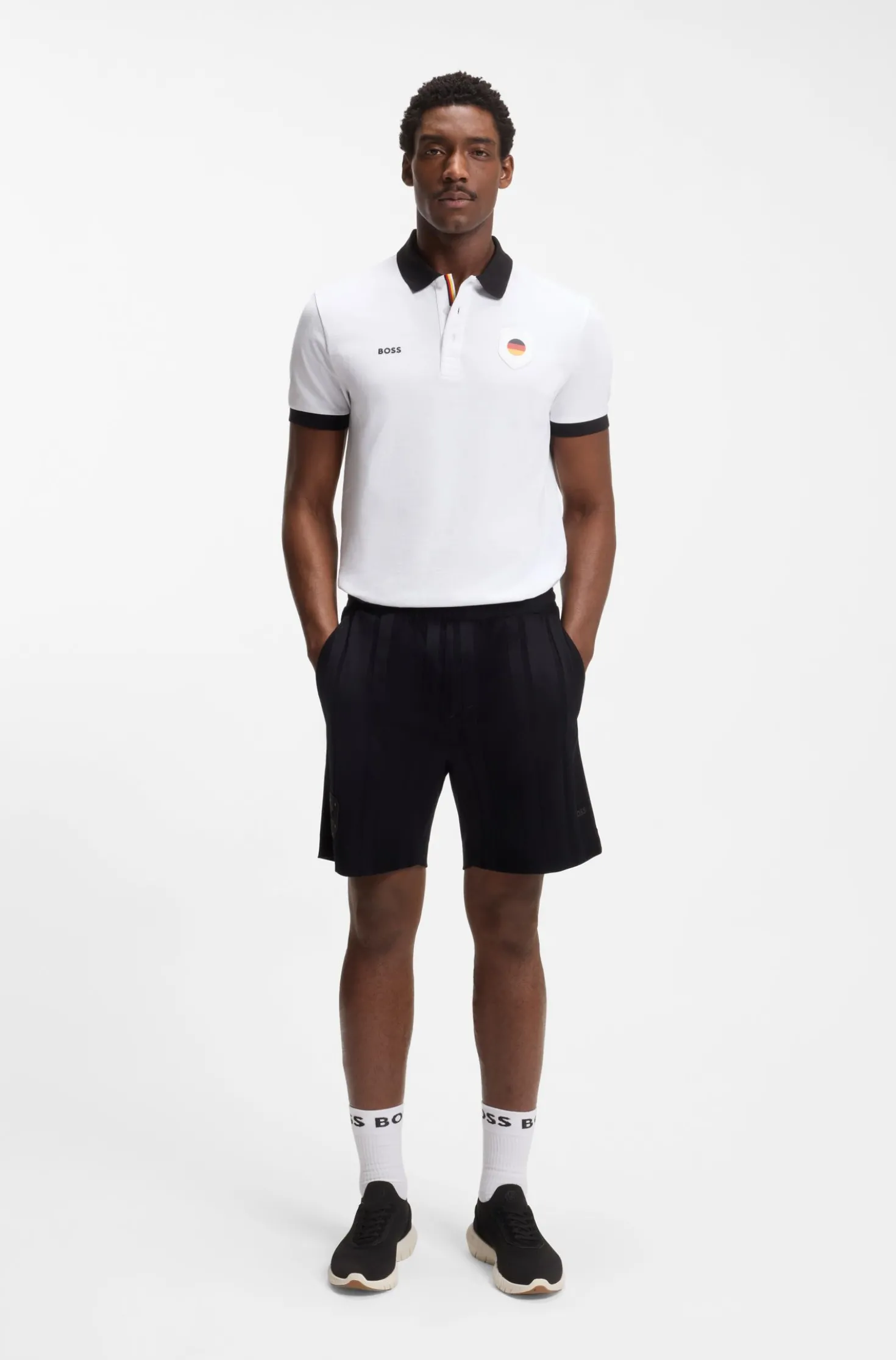 Paddy polo shirt with country flag