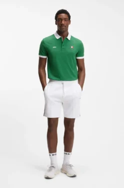 Paddy polo shirt with country flag