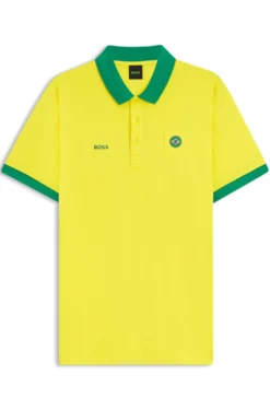 Paddy polo shirt with country flag