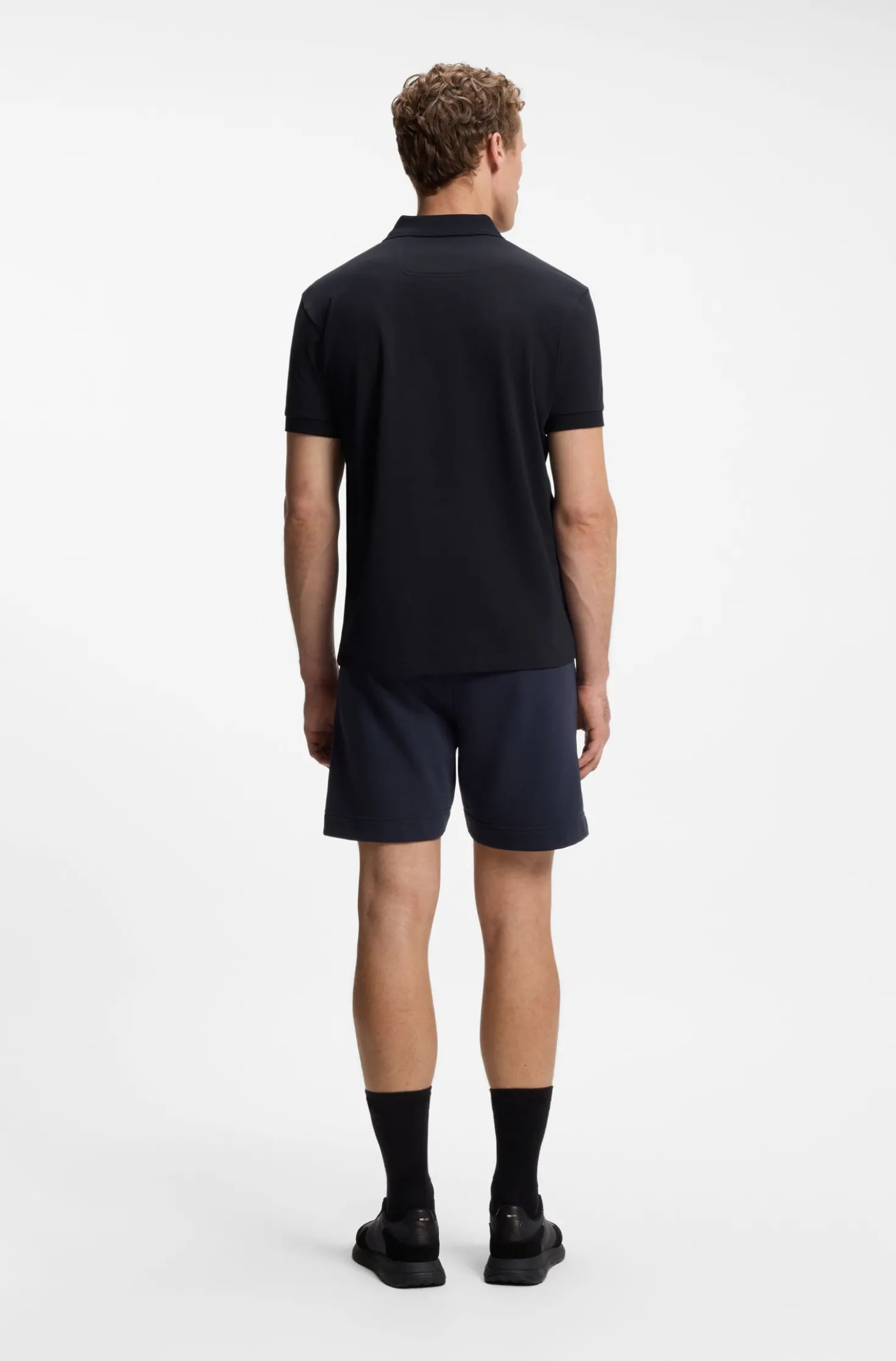 Paddy polo shirt with structured logo patch