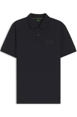 Paddy polo shirt with structured logo patch