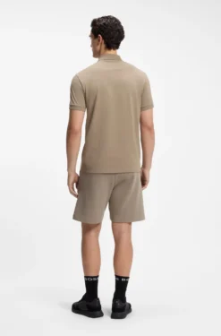 Paddy polo shirt with structured logo patch