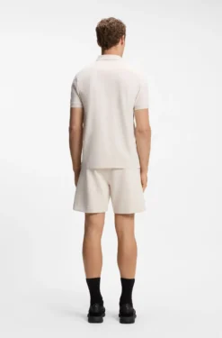 Paddy polo shirt with structured logo patch