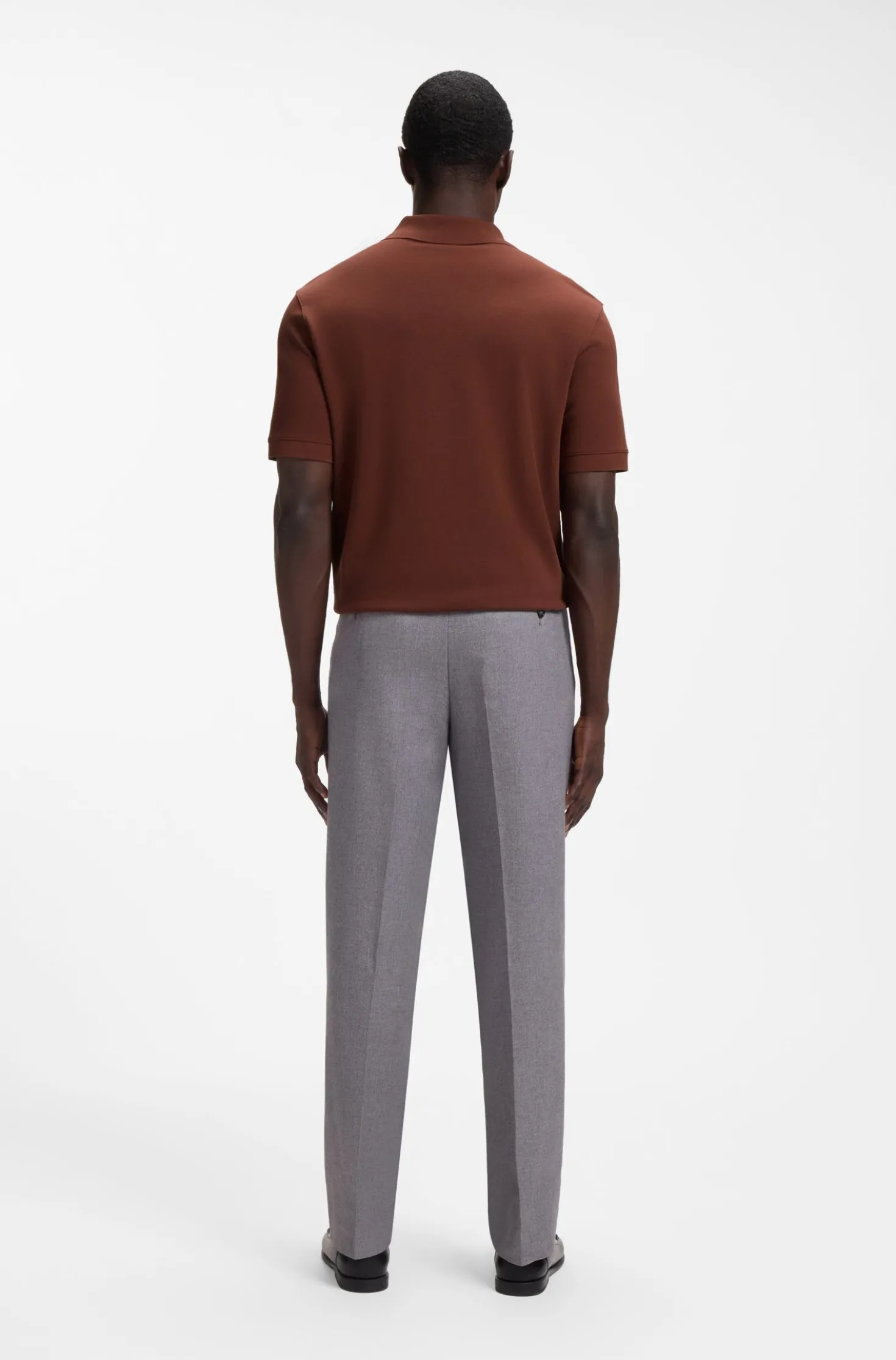 Pallas polo shirt in cotton piqué with embroidered logo