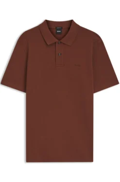 Pallas polo shirt in cotton piqué with embroidered logo