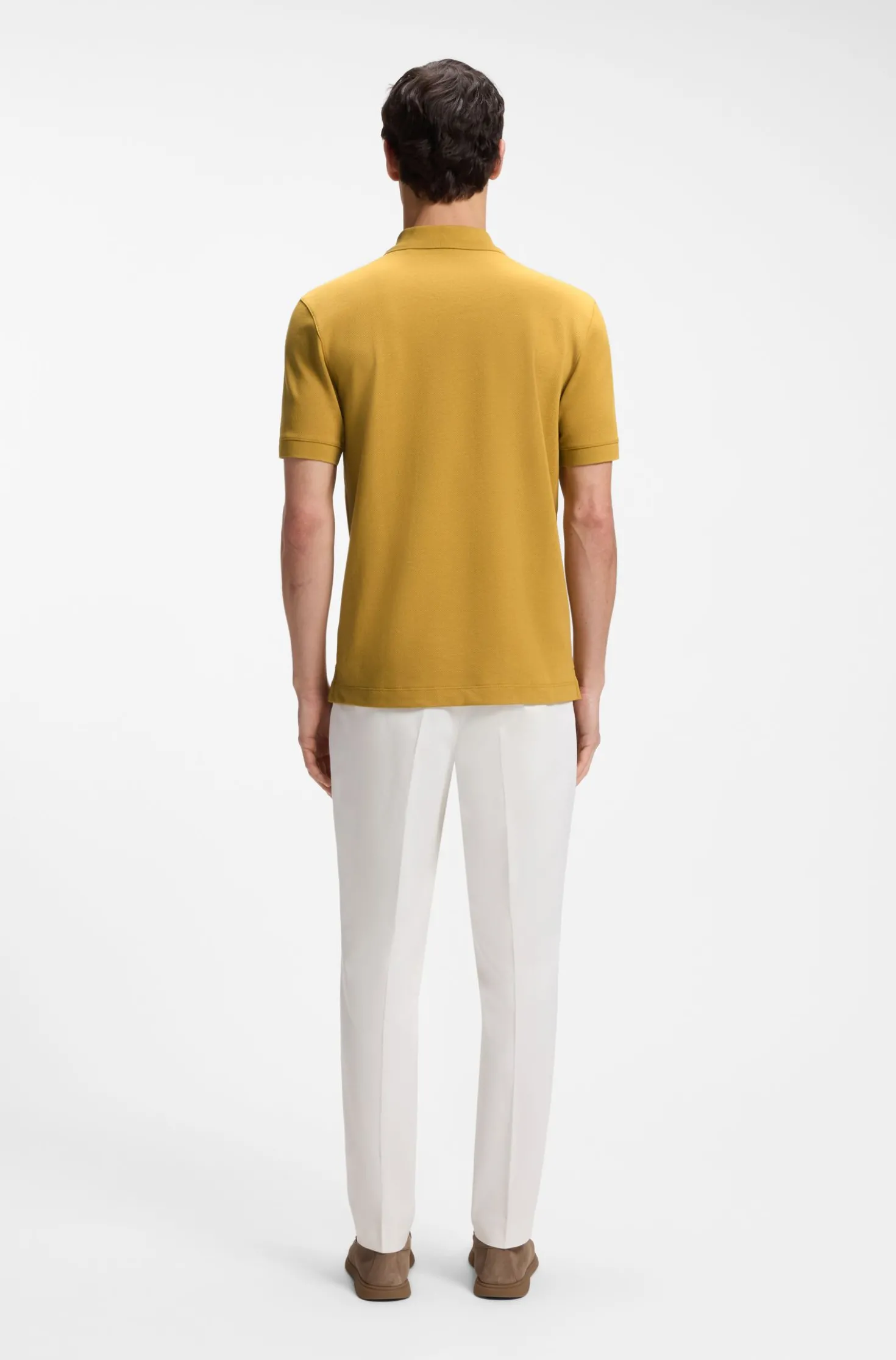 Pallas polo shirt in cotton piqué with embroidered logo
