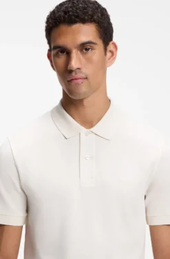 Pallas polo shirt in cotton piqué with embroidered logo