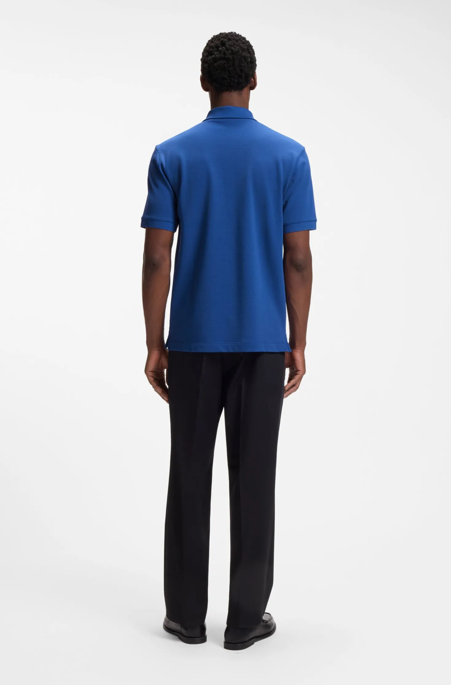Pallas polo shirt in cotton piqué with embroidered logo