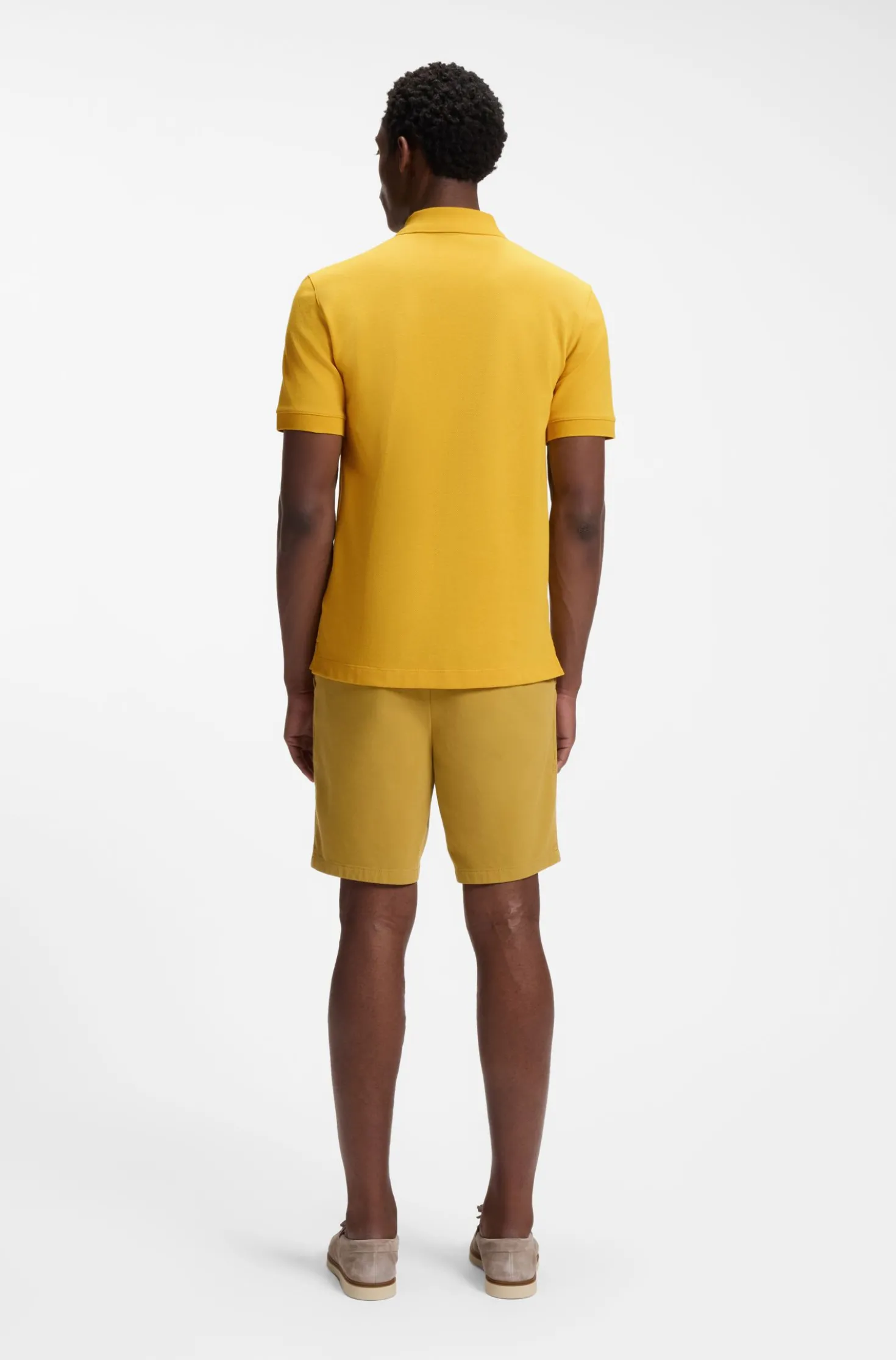 Pallas polo shirt in cotton piqué with embroidered logo