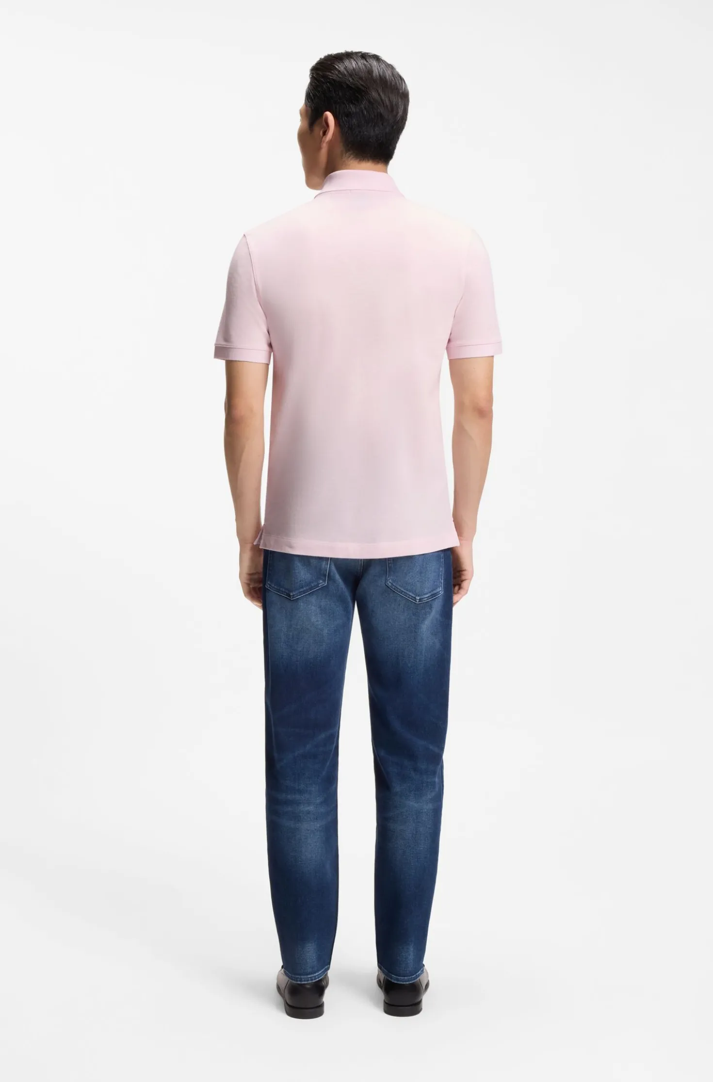 Pallas polo shirt in cotton piqué with embroidered logo