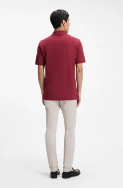 Pallas polo shirt in cotton piqué with embroidered logo