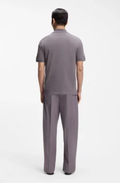 Pallas polo shirt in cotton piqué with embroidered logo