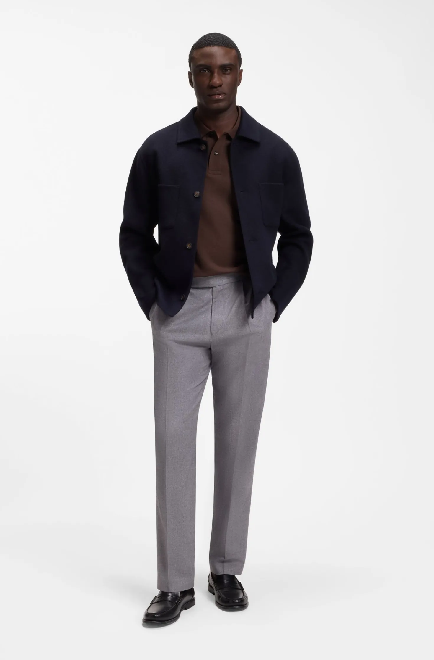 Pallas polo shirt in cotton piqué with embroidered logo