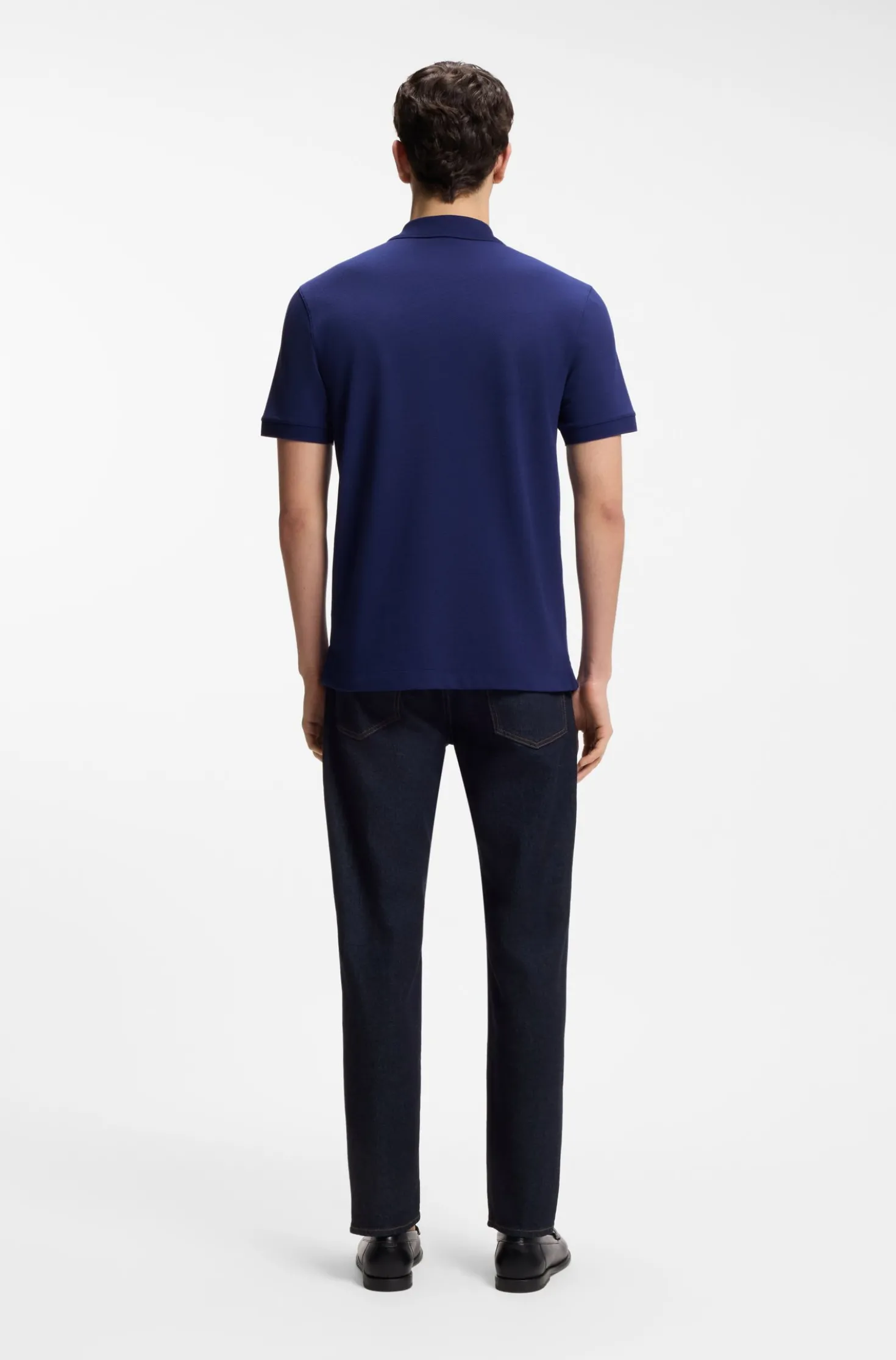Pallas polo shirt in cotton piqué with embroidered logo