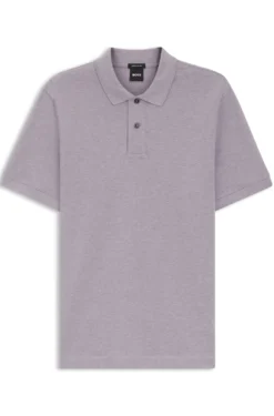 Pallas polo shirt in cotton piqué with embroidered logo