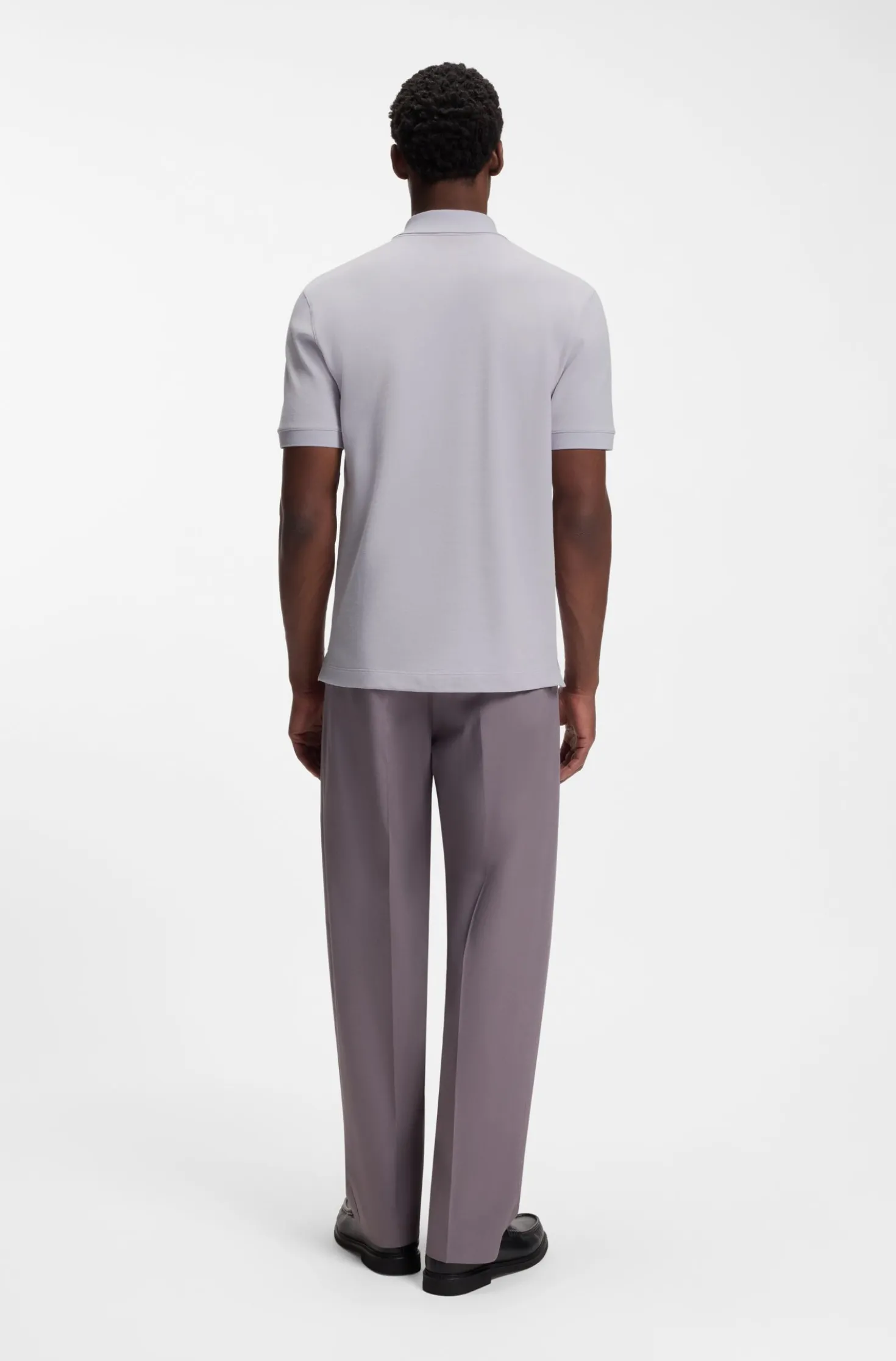 Pallas polo shirt in cotton piqué with embroidered logo