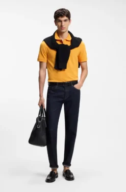 Pallas polo shirt in cotton piqué with embroidered logo