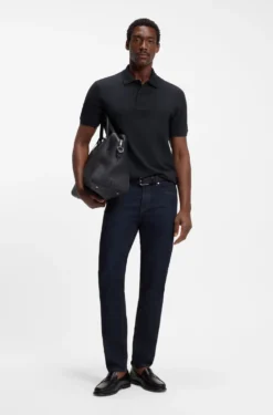 Pallas polo shirt in cotton piqué with embroidered logo