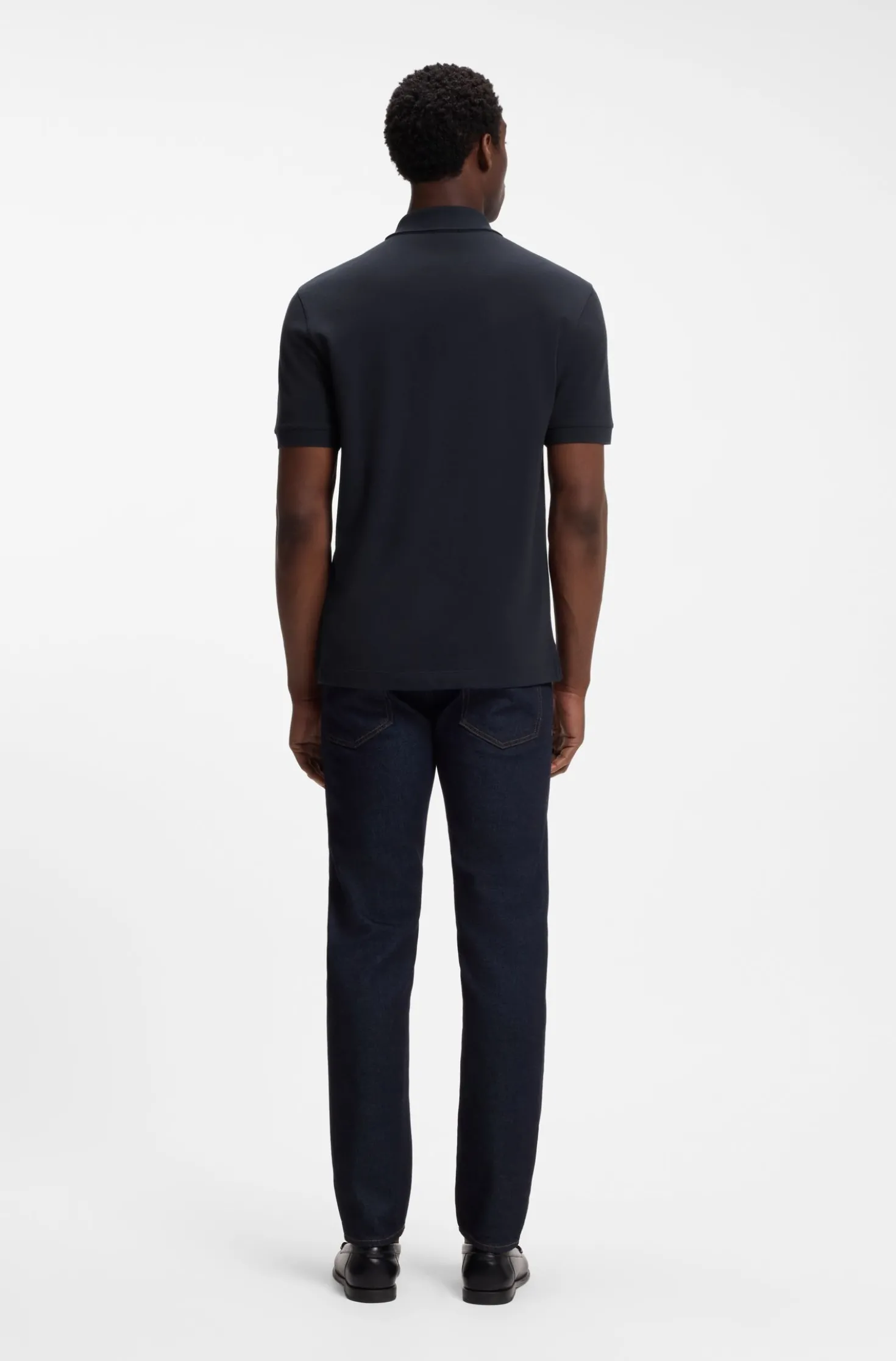 Pallas polo shirt in cotton piqué with embroidered logo