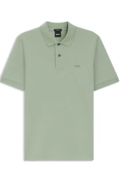 Pallas polo shirt in cotton piqué with embroidered logo