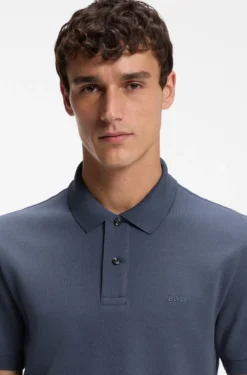 Pallas polo shirt in cotton piqué with embroidered logo